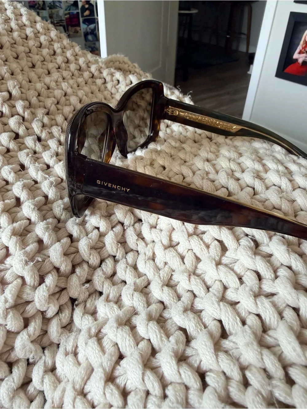 GIVENCHY Brown Oversized Women's Sunglasses